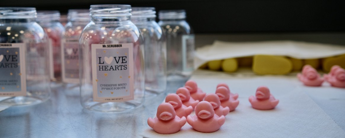 Мило у вигляді рожевих качечок