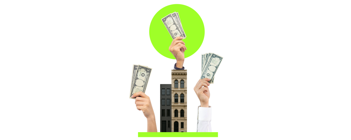 руки, гроші, будинок