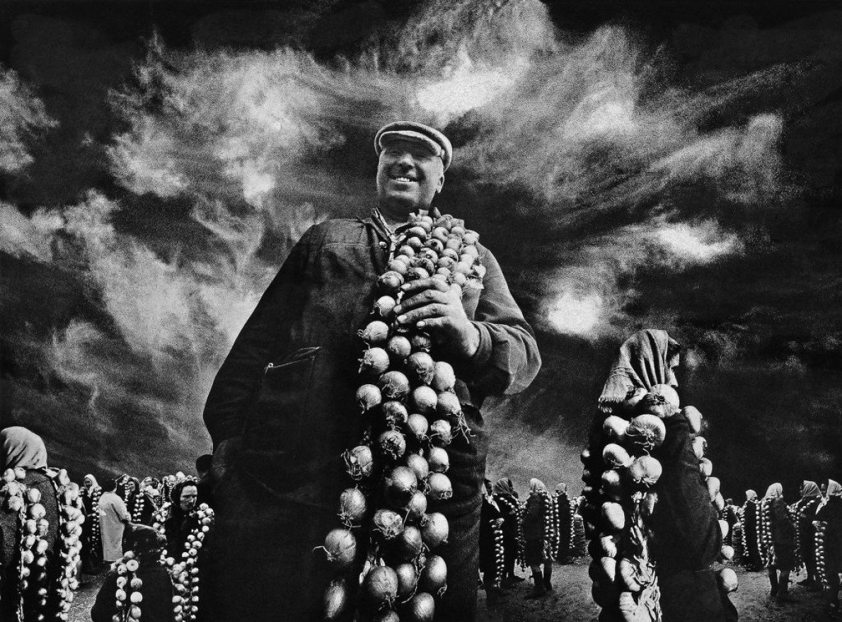 Олександр Супрун. «Дарунки осені. Король базару» (1975). Джерело: archive.pinchukartcentre.org Олександр Супрун. «Дарунки осені. Король базару» (1975). Джерело: archive.pinchukartcentre.org