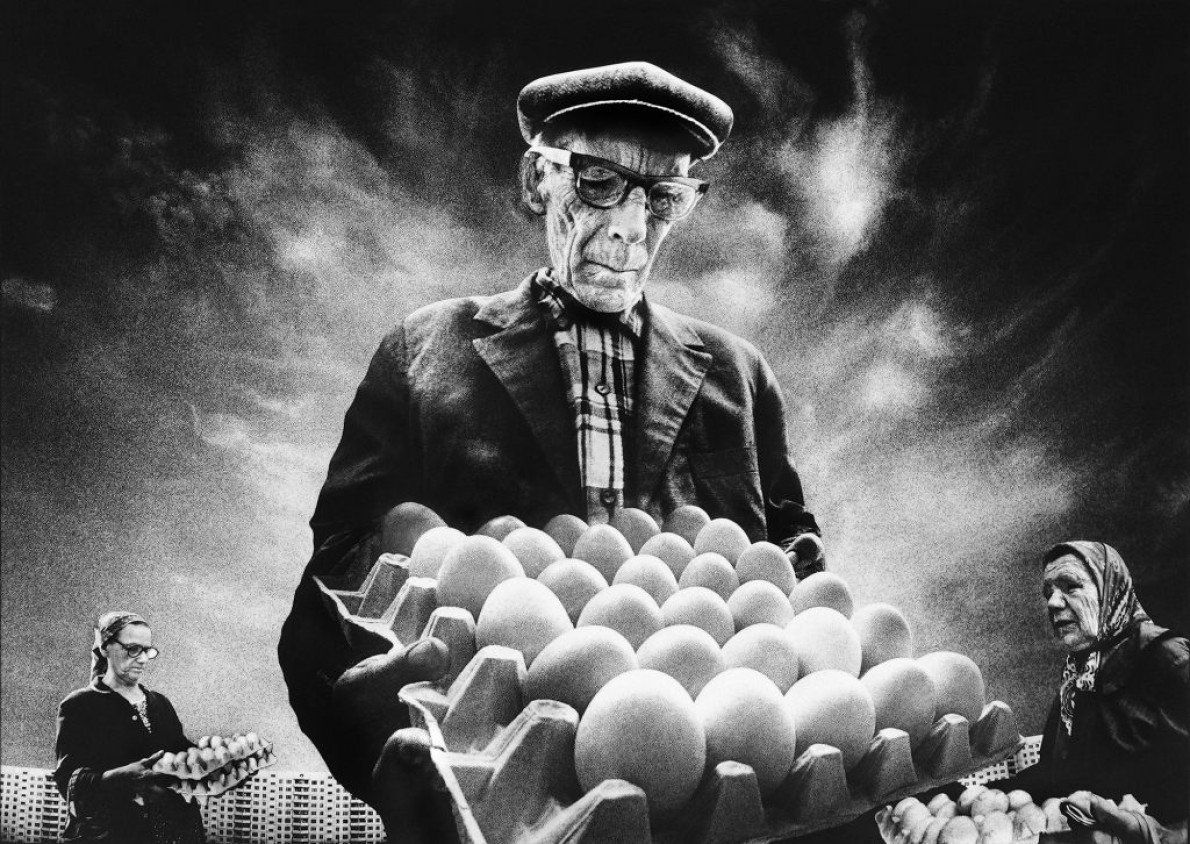 Олександр Супрун. «Яйця» (1986). Джерело: archive.pinchukartcentre.org Олександр Супрун. «Яйця» (1986). Джерело: archive.pinchukartcentre.org