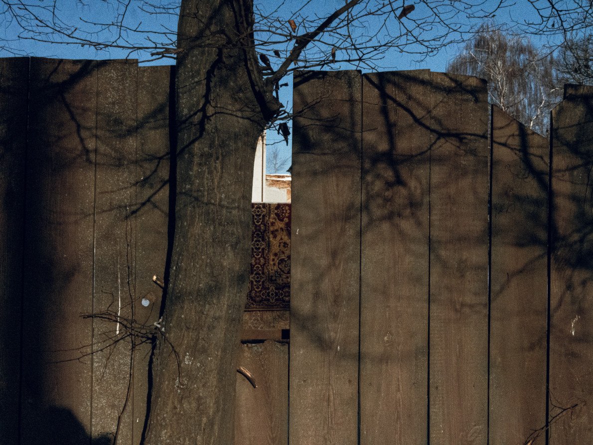 На вулицях Благодатного.