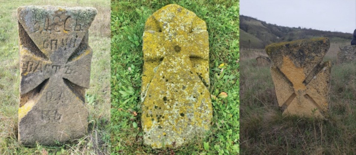 Надгробки часів козачини, Україна.