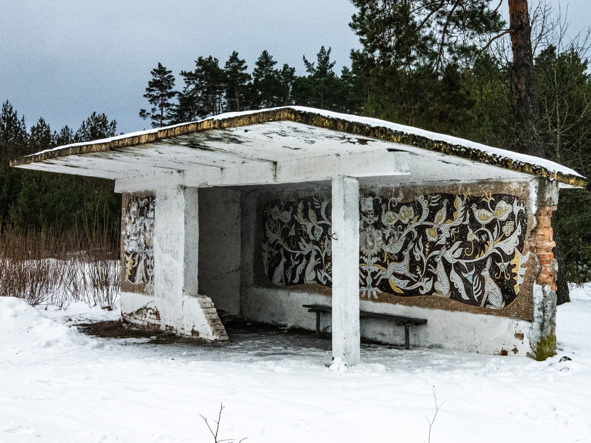 Мозаїчна зупинка села Граддя.