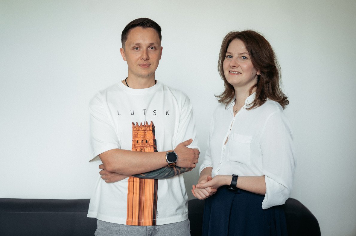Засновники — маркетологи Віталій Оксенюк та Ірина Новосад. Фото: центр «Концепторія»