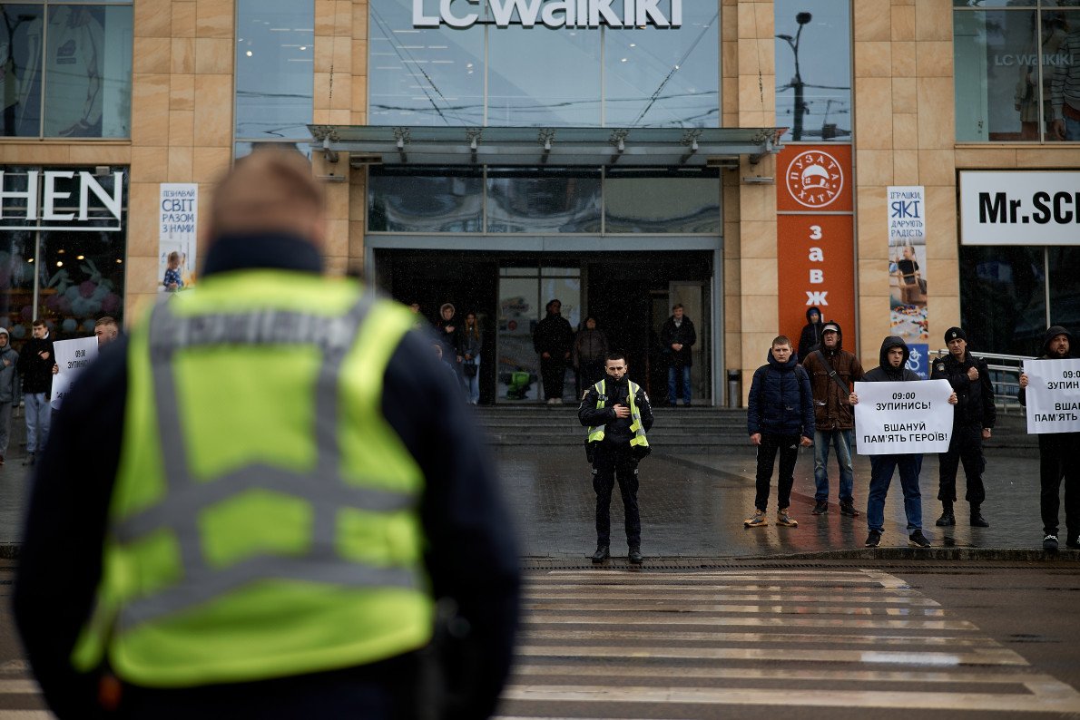 Березень 2025. Загальнонаціональна хвилина мовчання в Луцьку. Березень 2025. Загальнонаціональна хвилина мовчання в Луцьку.