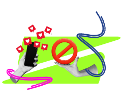 Телефон та знак заборони