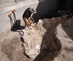 У Луцьку виявили залишки вежі Свинюських