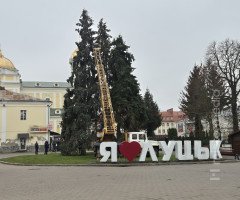 ялинки в центрі