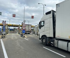 Вантажівка на пункту пропуску «Ягодин — Дорогуськ».