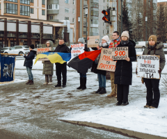 хвилина мовчання у Луцьку.