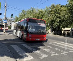 Автобус в Луцьку.