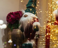 новорічний декор, гном