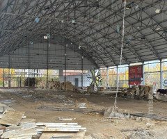 ковзанка демонтаж каркас