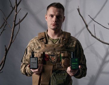 Фотосесія з бійцями бригади «Чорний ліс». Фото надані командою Mr.Scrubber.