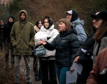 Польові дослідження дитячої залізниці.