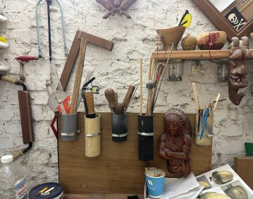 Майстерня Олександра Прохорука. Фото: Юлія Бродська. 