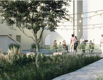 Візуалізація простору. Рендери взяті з презентації від урбаністів.