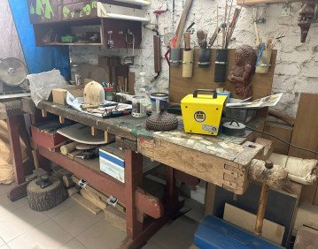 Майстерня Олександра Прохорука. Фото: Юлія Бродська. 