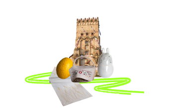 колаж великдень ілюстрація