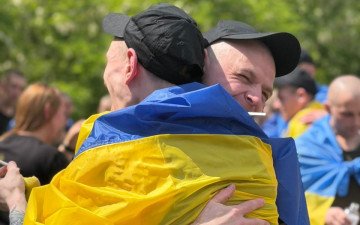 звільнені військовополонені