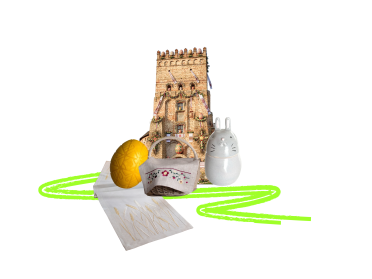 колаж великдень ілюстрація