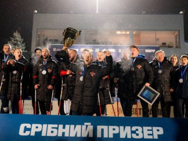 Луцька команда «Хрестоносці» стала срібним призером ампфутболу. команда футболістів