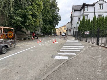 дорога вулиця розмітка
