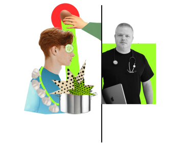 колаж лікар