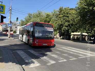 Автобус в Луцьку.