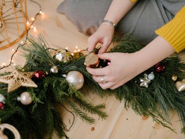 створення різвяного вінка