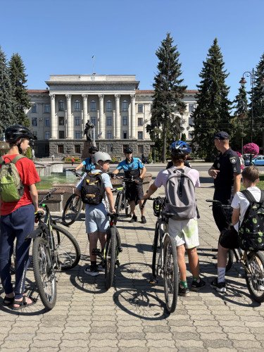 У Луцьку пвідбувся другий велотабір для дітей