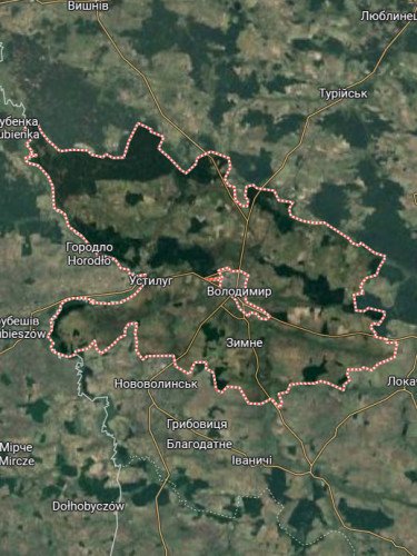 Карта Володимирського району
