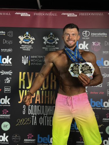 Волиняни стали призерами на Кубку України з бодибілдингу, спортсмен