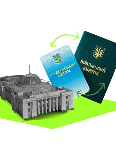 студентський квиток військовий квиток будівля Верховної Ради України