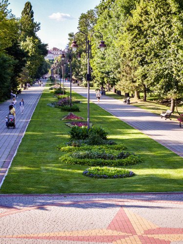 Центральний парк у Луцьку.