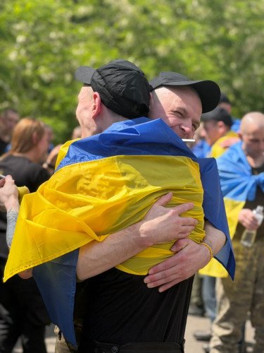 звільнені військовополонені