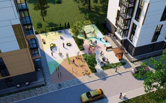 Візуалізація житлового комплексу. Джерело: ПП “Ефект”. 