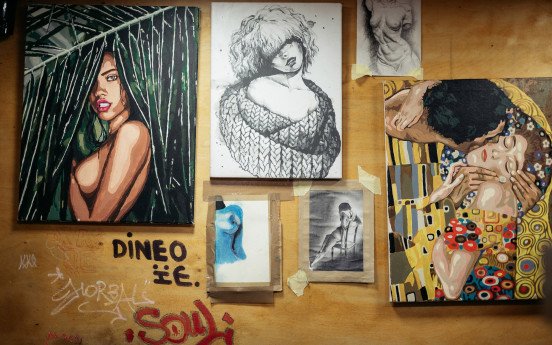 Навіть у крихітному кава-вагончику завжди знайдеться місце мистецтву: готуєш капучино, думаєш про прекрасне.