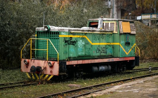 Сучасний стан локомотива та вагонів. Ці та наступні фото: Urban Vision Lutsk.