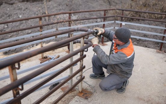 Сходи з вулиці Набережної у парк. Фото Луцької міської ради
