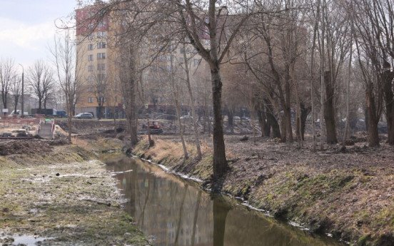 Облаштування парку на Набережній. Фото Луцької міської ради