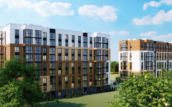 Візуалізація житлового комплексу. Джерело: ПП “Ефект”. 