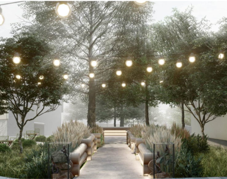 Візуалізація простору. Рендери взяті з презентації від урбаністів.