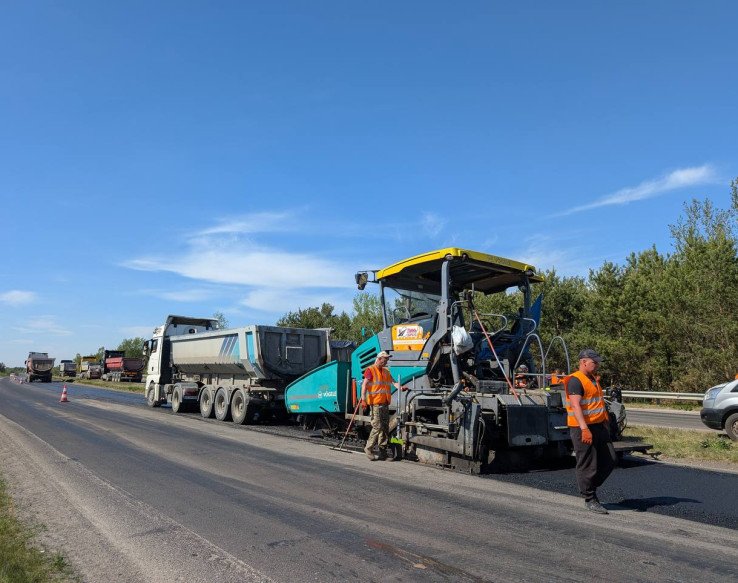 Ремонт на міжнародній трасі М-07 Київ — Ковель — Ягодин (на м. Люблін)