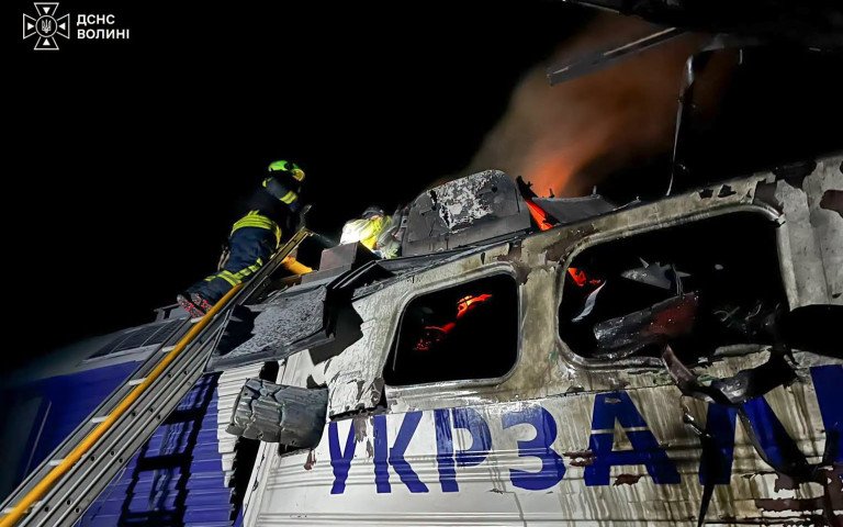 пожежа у вагоні