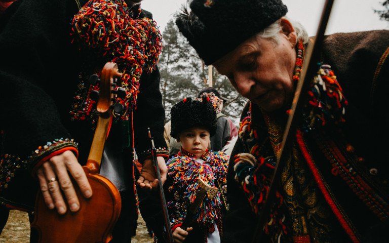 Криворівня Коляда Гуцул Закарпаття Костюм