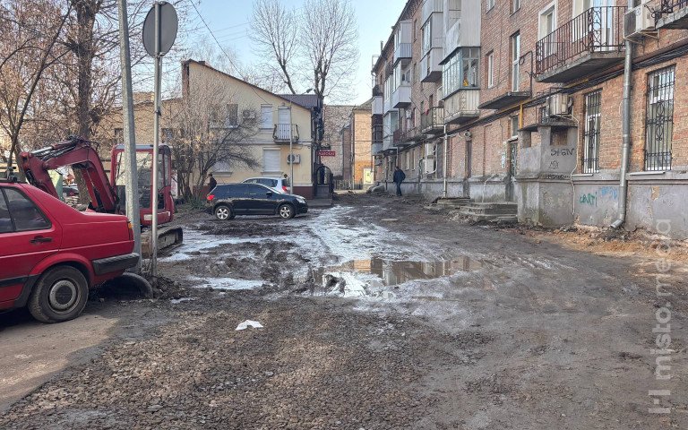 двір ремонт дорога