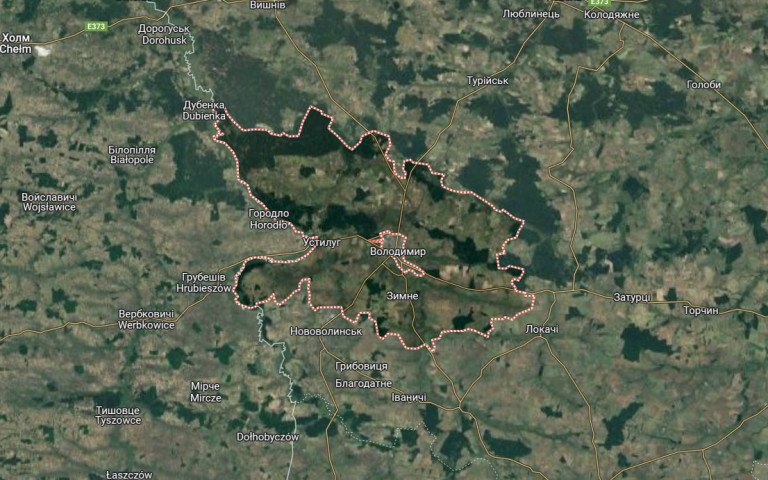 Карта Володимирського району