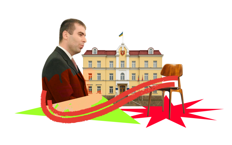 депутат на фоні міської ради