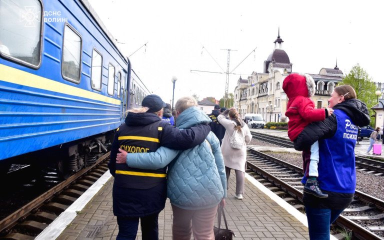 психологи евакуйовані діти